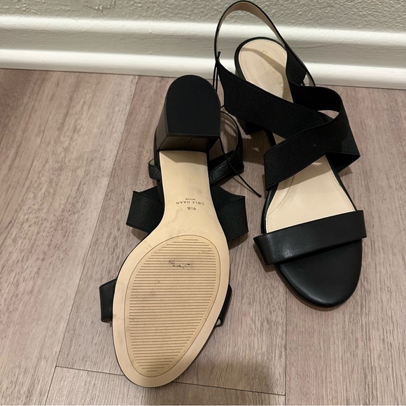 Cole Haan Aniston Women's Black Elastic Sandal - Picture 6 of 8